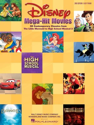 cover image of Disney Mega-Hit Movies--Easy Piano (Songbook)